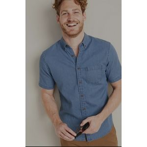 Slim-Fit Chambray Shirt